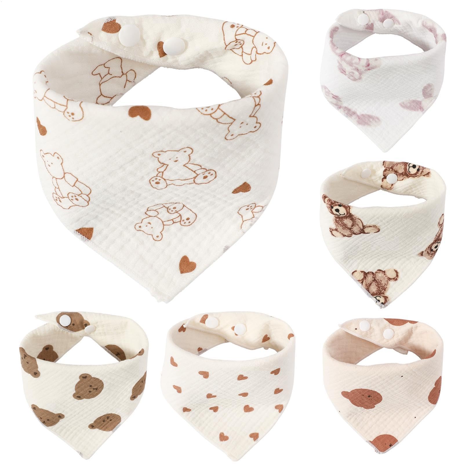 お食事用ベビーよだれかけ、ベビーバンダナよだれかけ | ベビーよだれよだれかけ 快適なベビーゲップクロス - ベビー授乳よだれかけ 洗える吸収性ベビーよだれかけ 0-2歳の赤ちゃん用