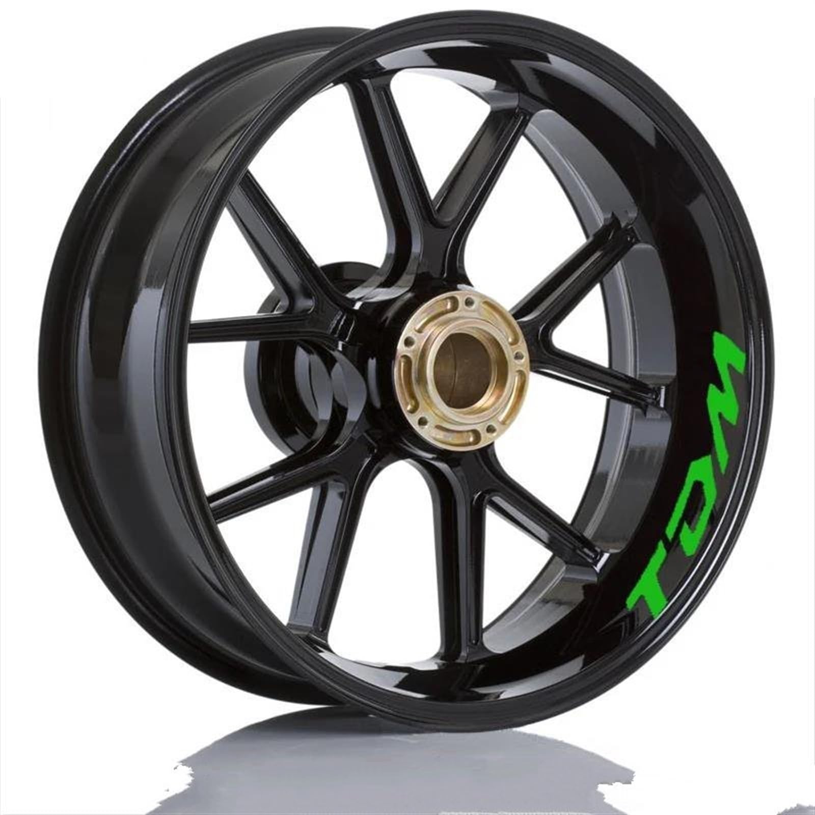 Motorcycle Accessories Reflective Rim Edge Stripes Wheel Stickers for Yamaha TDM 900(Color6)