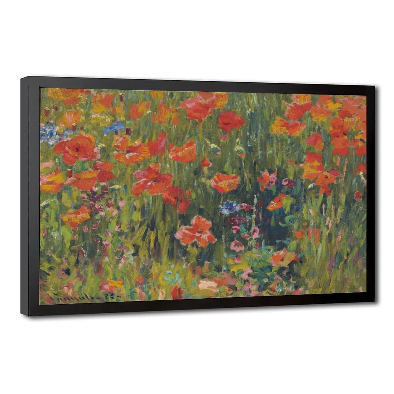 Toile coquelicots Robert Vonnoh tableau impressionniste - 8
