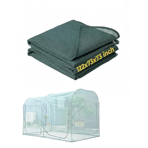 122''x73''x73''Plant Crop Cage Netting Cover Replacement (Not Included Frame)