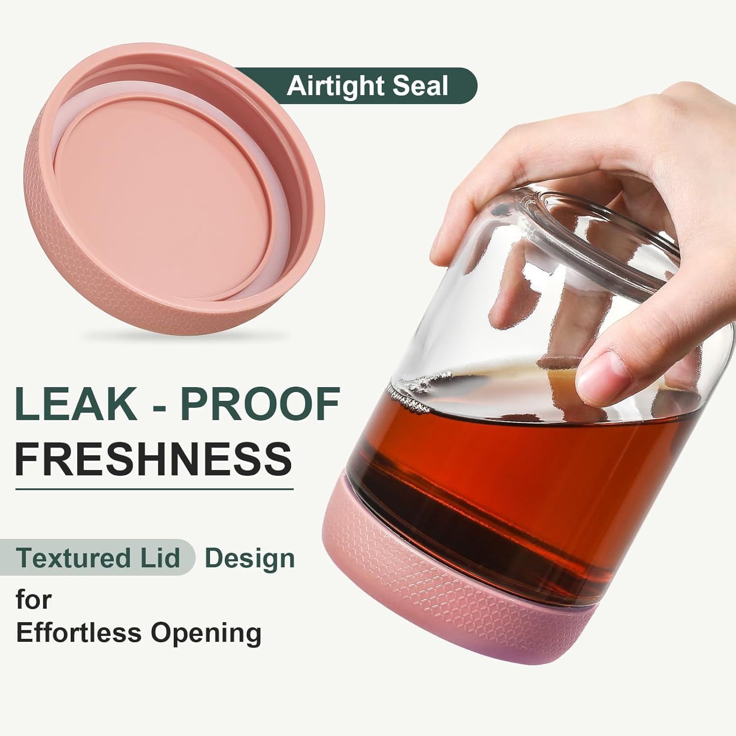 4 szt. niebieski 300 ml Overnight płatki owsiane posiłek prep sałatka żywność musli przekąski pojemnik pudding jogurt Storage Sealable Jar (6fioletowy, 300 ml)