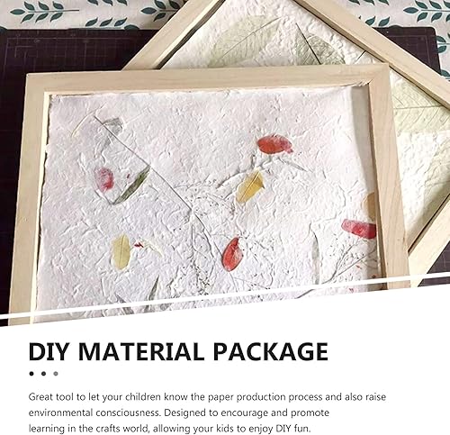 Miniatura 9 de EXCEART Molde de marco de papel y molde de cubierta y kit de fabricación de papel de cubierta molde de fabricación de papel molde de bricolaje