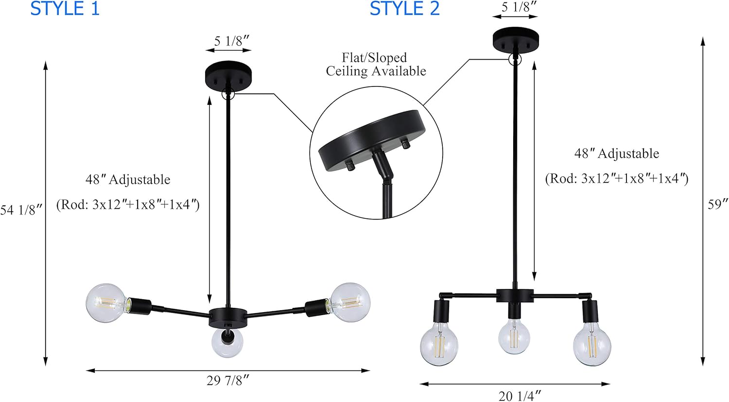 🔥 Crazy Deals XiNBEi Lighting Chandeliers, 3 Light Black Pendant Light Ceiling Chandelier Light with LED Bulbs for Kitchen & Dining Room XB-C1211-3-MBK 🛒 Flash Sale XiNBEi Lighting Chandeliers, 3 Light Black Pendant Light Ceiling Chandelier Light with LED Bulbs for Kitchen & Dining Room XB-C1211-3-MBK