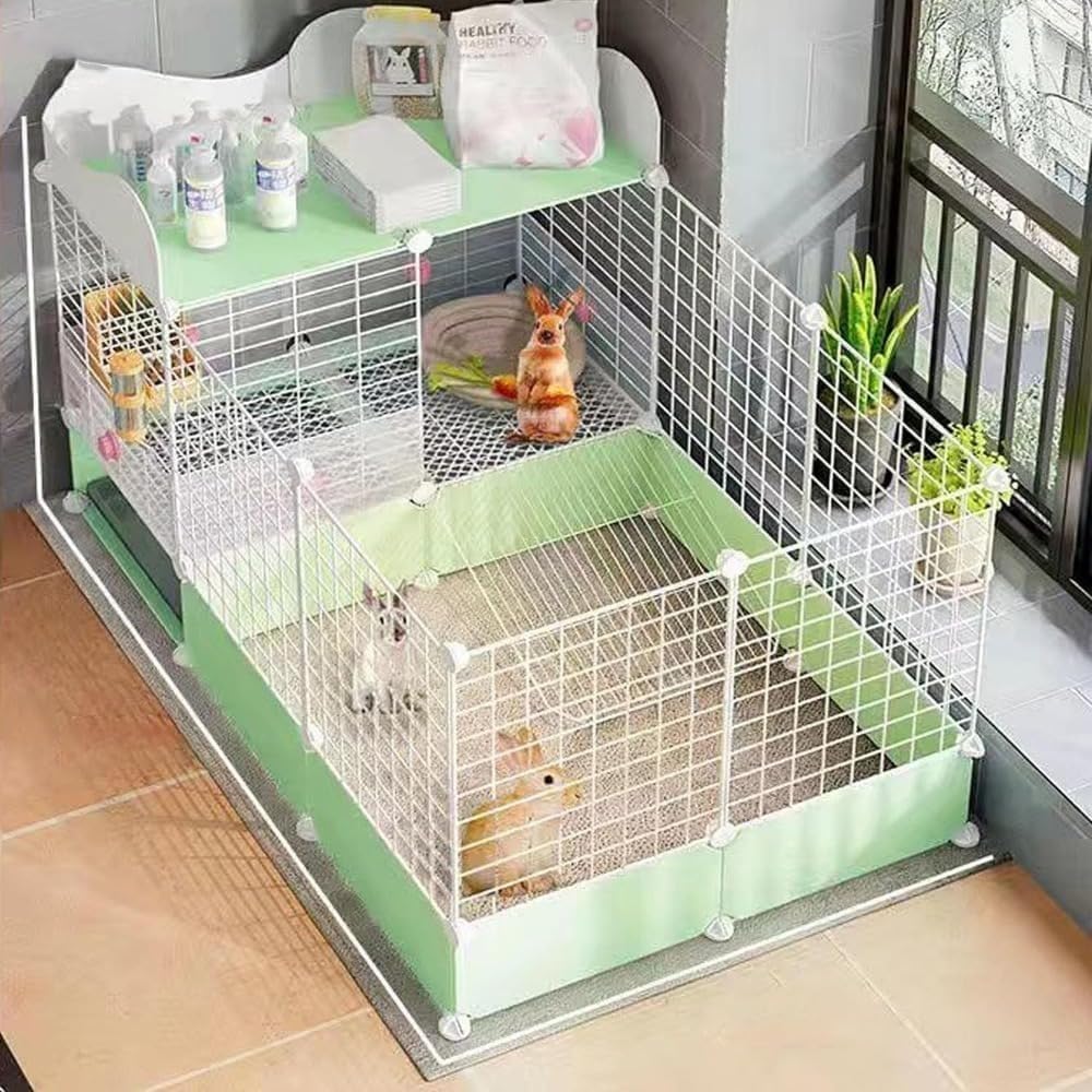 Amazon | 兎 ケージ モルモット ケージ 引き出し うさぎ ケージ 小動物