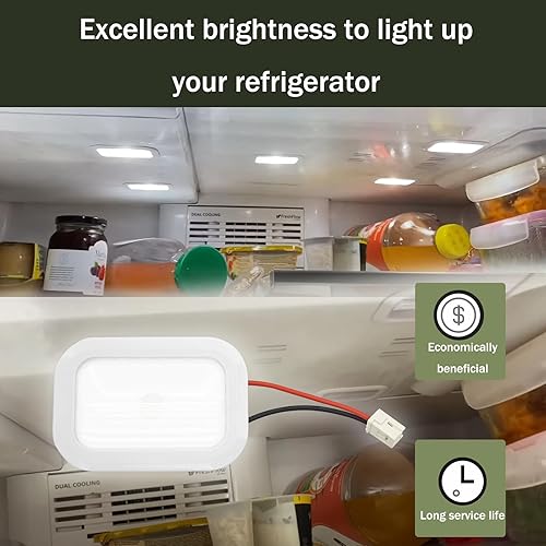 Miniatura 7 de W10695459 W10843353 W11205083 para Whirlpool Kenmore Maytag Refrigerador Led Light Freezer Board Reemplazo Sustituye 10660728 W10279030 W11126053