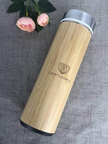 Miniatura 6 de Leaf Lovers - Botella infusora de té de 16.9fl oz, botella de té con infusores para té suelto, botella de agua con infusor de frutas, bebidas