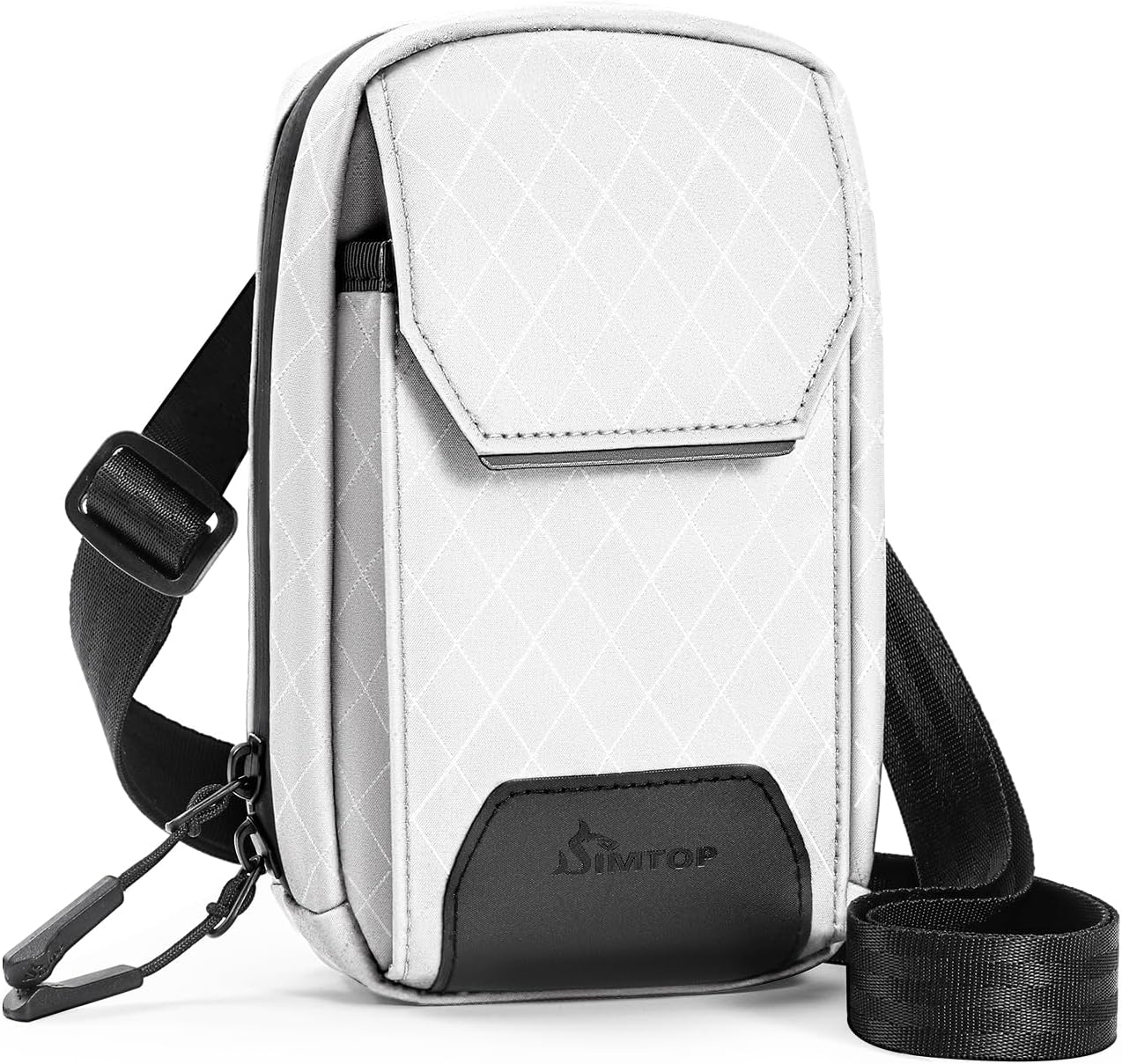 Crossbody Bags for Women with Duraflex Buckle - Phone Wallet Purse Nylon Diamond Quilted, Waterproof Zipper, Adjustable Strap