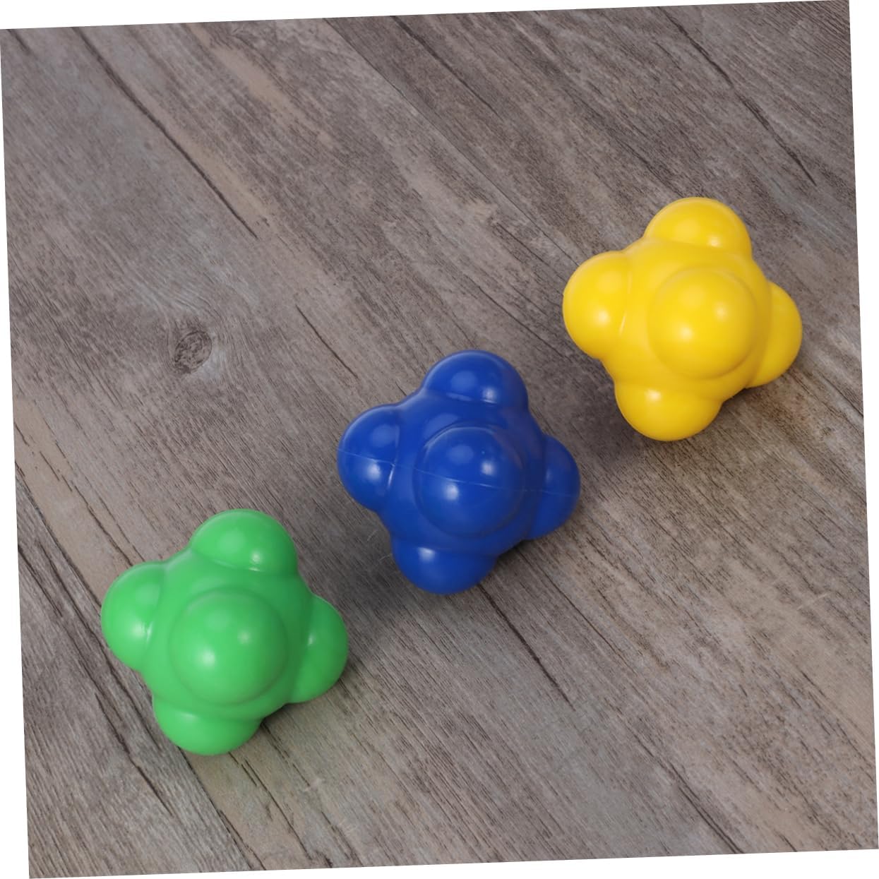 Medium Difficulty Reaction Ball Training Hexagonal Ball Baseball Agility Toy Reflex Training for Athletes Zoom