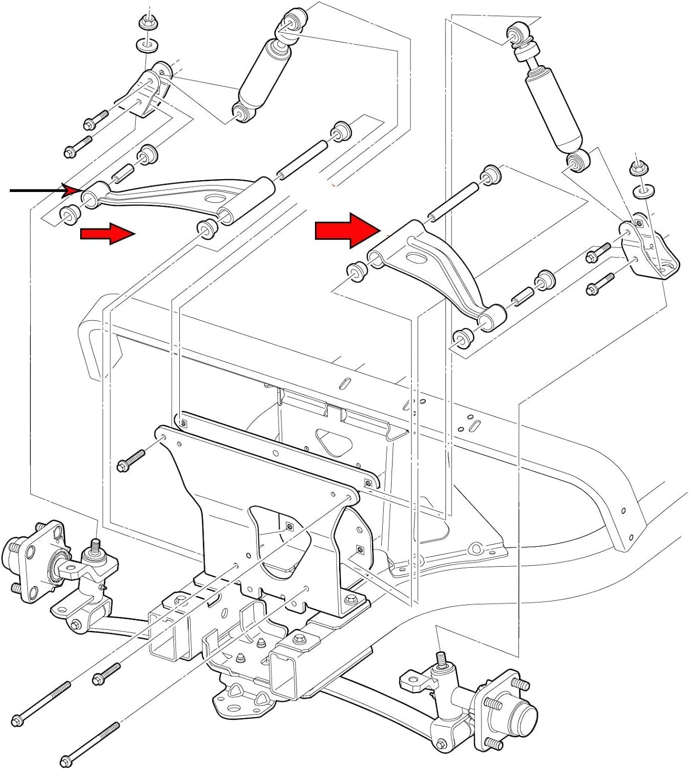 Golf Cart Control Arm Delta A-Plate for Club Car Precedent (2004+) Replaces#102287301/103388501