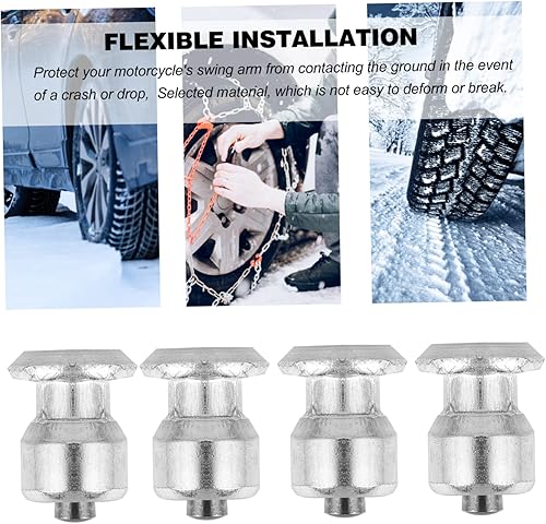 Miniatura 5 de jojofuny 50 Uds. Accesorios De Motocicleta Neumáticos De Bicicleta Accesorios De Coche Para Rueda Neumáticos De Nieve De Moto Aniti-Ice Picos De