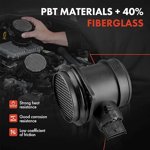 Miniatura 2 de A-Premium Conjunto de medidor de sensor de flujo de aire masivo con 5 pines se adapta a 2.3 2.4 2.5 2.9 3.0 3.2L Compatible con Cadillac CTS y