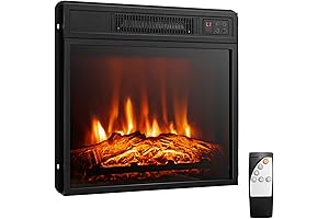 Tangkula Electric Fireplace Insert 18 Inch: Warmth, Style, and Comfort