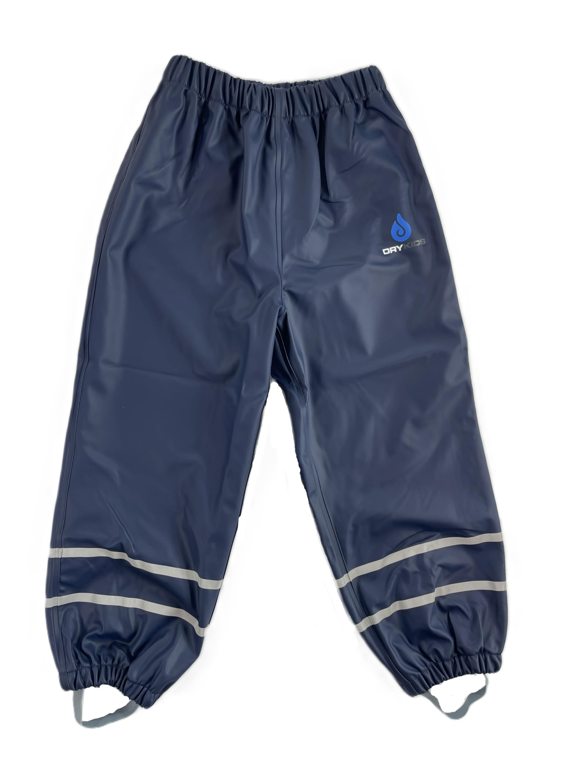 DRY KIDS Childrens PU Over Trousers Navy 3/4 yrs