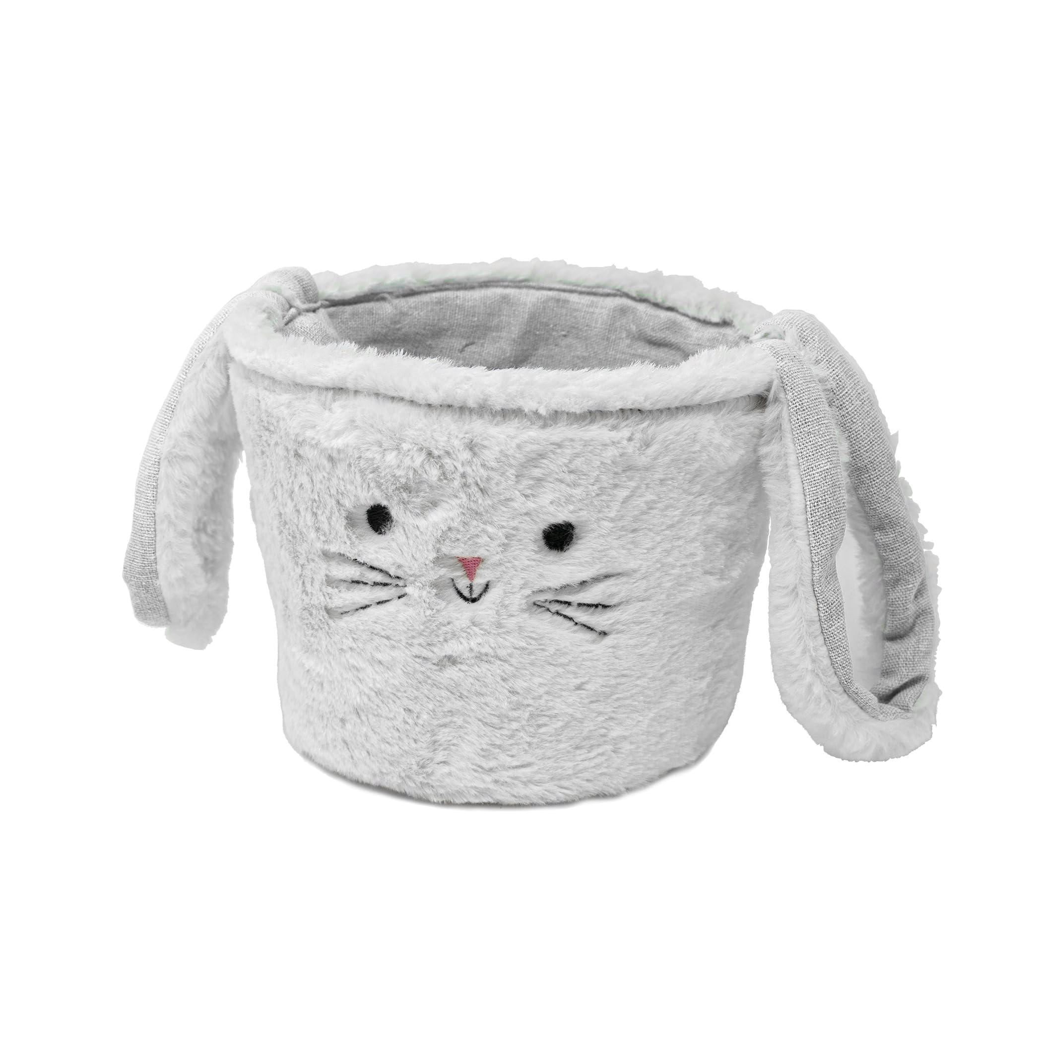 PTI GroupEaster Bunny Plush Basket - Gray