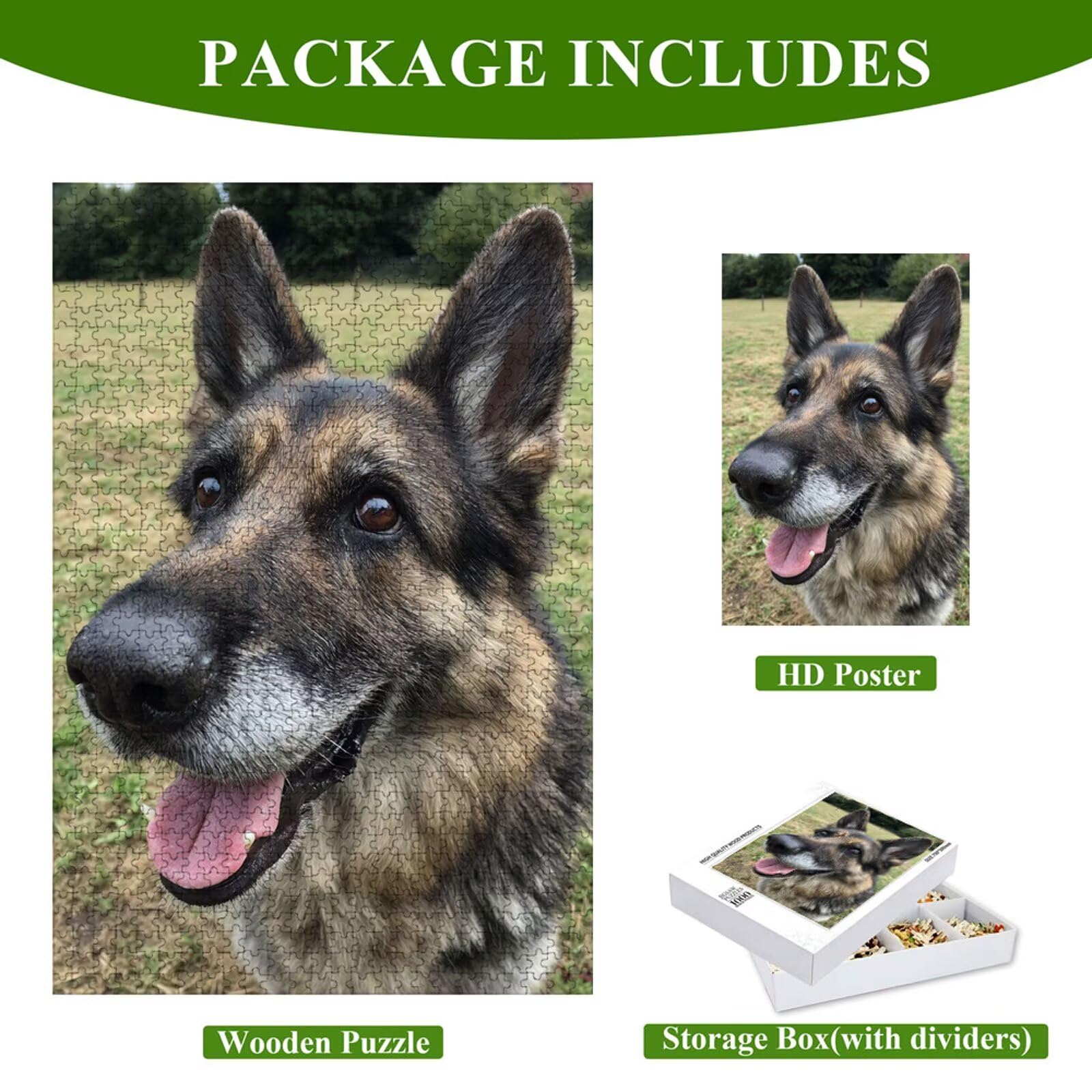 5000 Pezzi Puzzle Adulti - Cane & Animale - Fabbricazione in Legno Robusto (Forma Classica) - Decorazione Murale con Poster - Prodotto Riservato ad Adulti e 14 Anni in Su (181x105cm) P3#1179