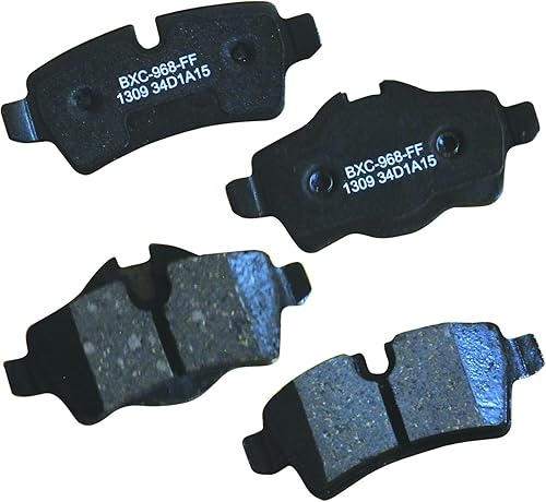 Miniatura 68 de Bendix Pastillas de freno traseras de cerámica Premium SBC1100 para Nissan Frontier 2024-2005, Xterra 2015-2005, Suzuki Equator 2012-2009