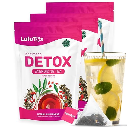 Miniatura 9 de LULUTOX Té Detox - Mezcla de hierbas con diente de león, ginseng y jengibre, soporta un peso saludable, salud digestiva, vegano, totalmente natural,