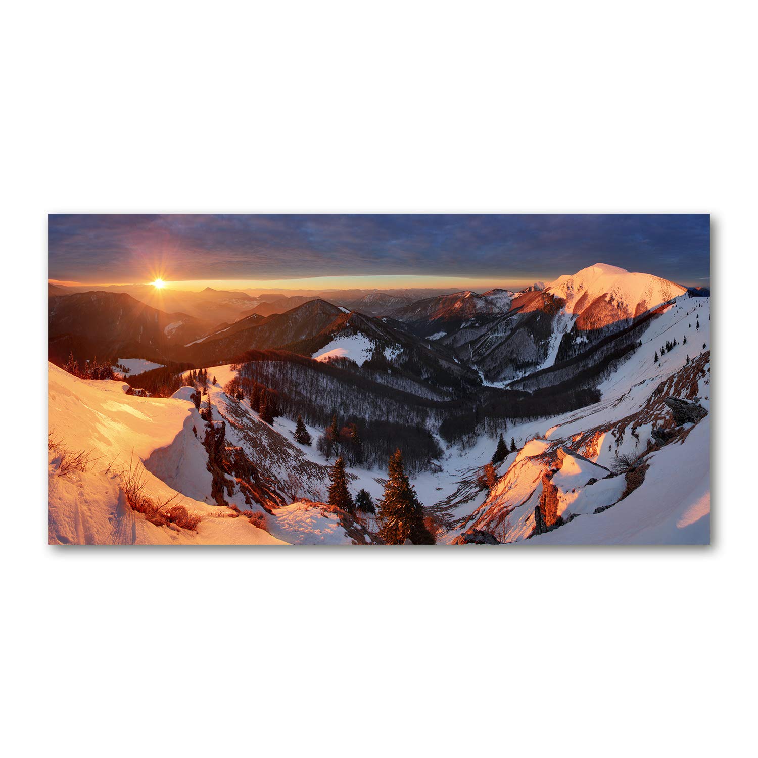 Tableau acrylique 140x70cm pour illuminer les grands murs sombres