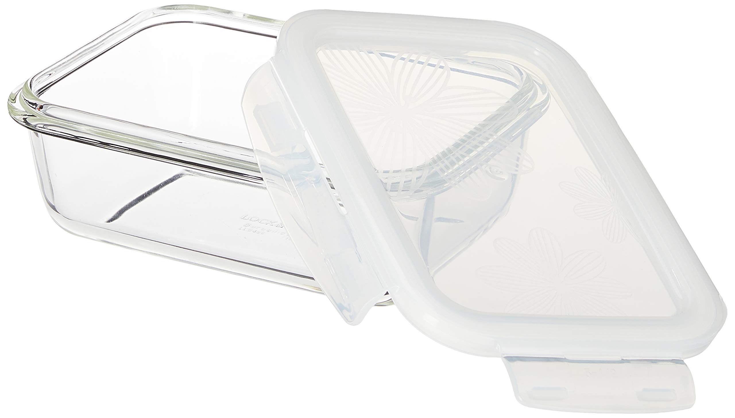 Locknlock Transparent Lock&Lock Llg426 Dish/Container Rectangular 530 Ml Glass