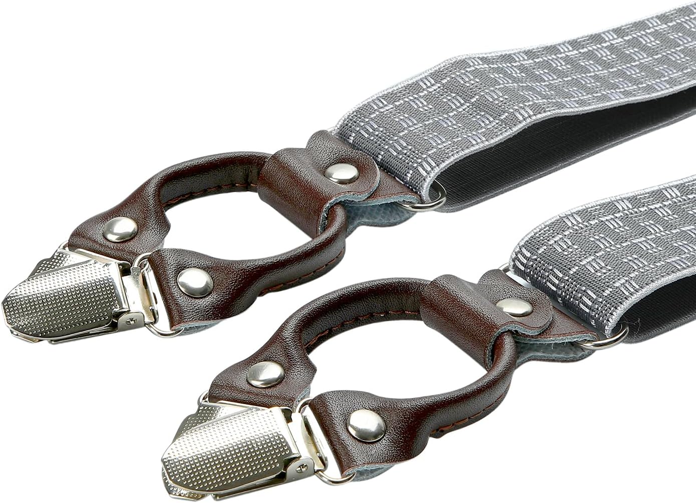 KANGDAI Men's Braces 6 Clips Heavy Duty Men Braces Y Back 20 Colours Durable Elastic Adjustable Braces Strong Metal Clips Braces - Image 6