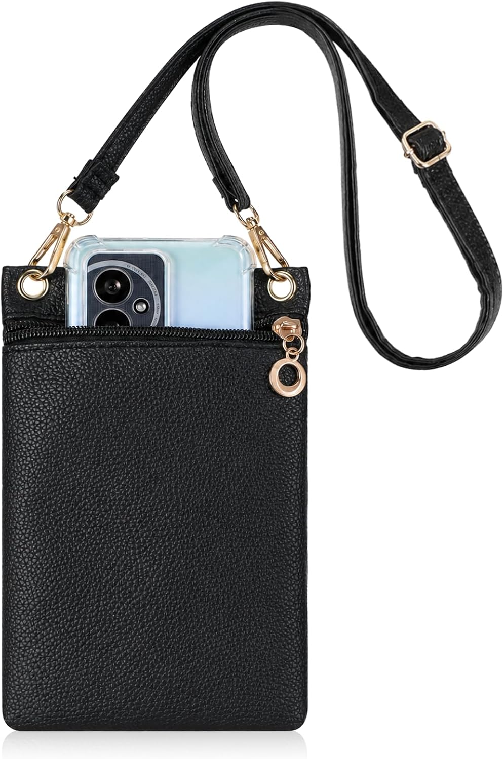 Crossbody Phone Bag for Women, Cell Phone Purse PU Leather Phones Bags Crossbody Phones Wallet With Shoulder Strap Mini Cellphone Wallet Purses for Travel Shopping
