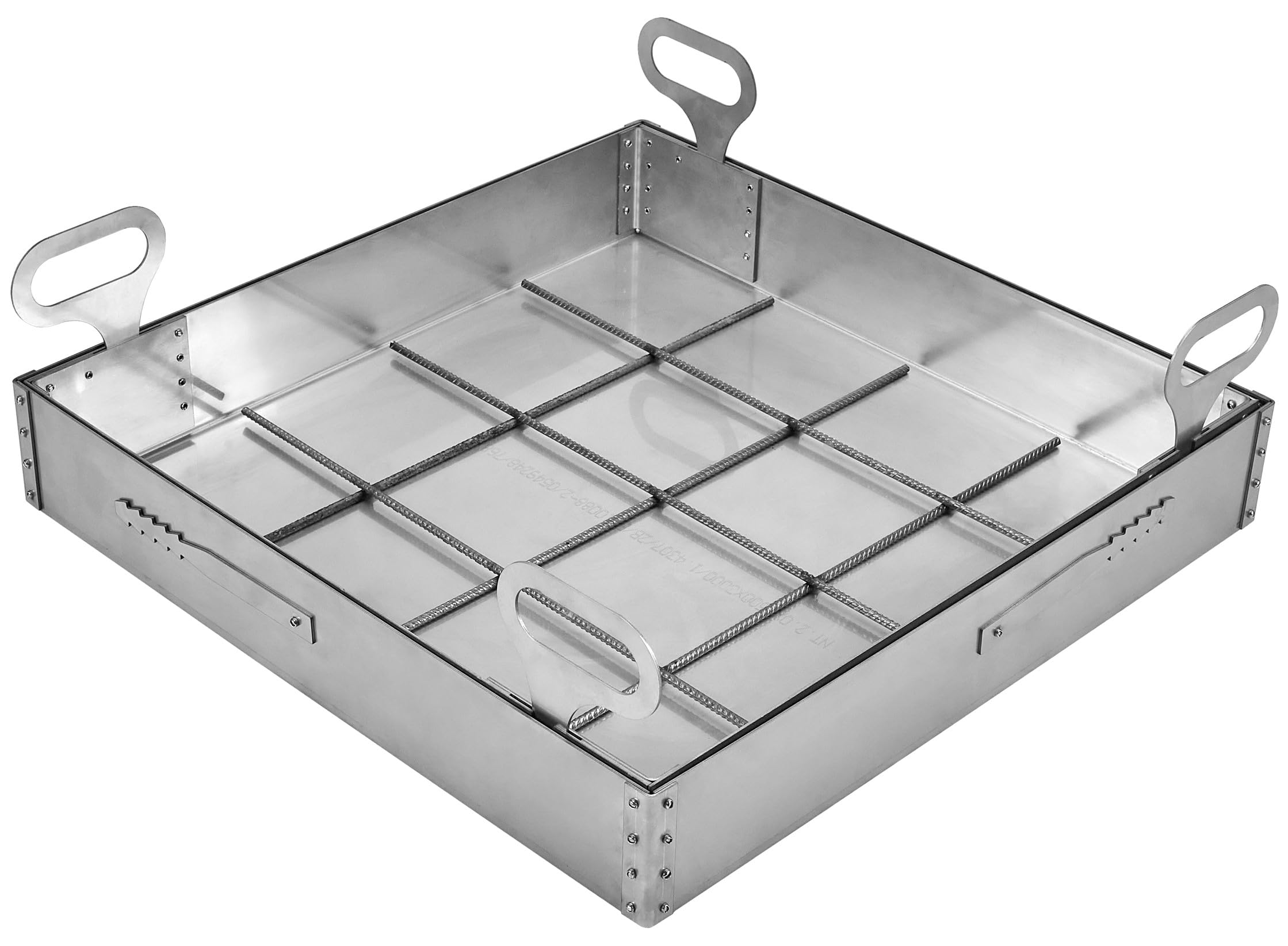 Babylonplast Schachtabdeckung Edelstahl 300x300 50 mm Revisionsschacht Gullideckel Auspflasterbar