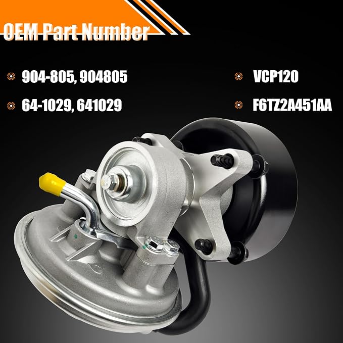 Bomba de Vacío para Frenos Compatible Ford E-350 E-450 E-550 miniatura 3