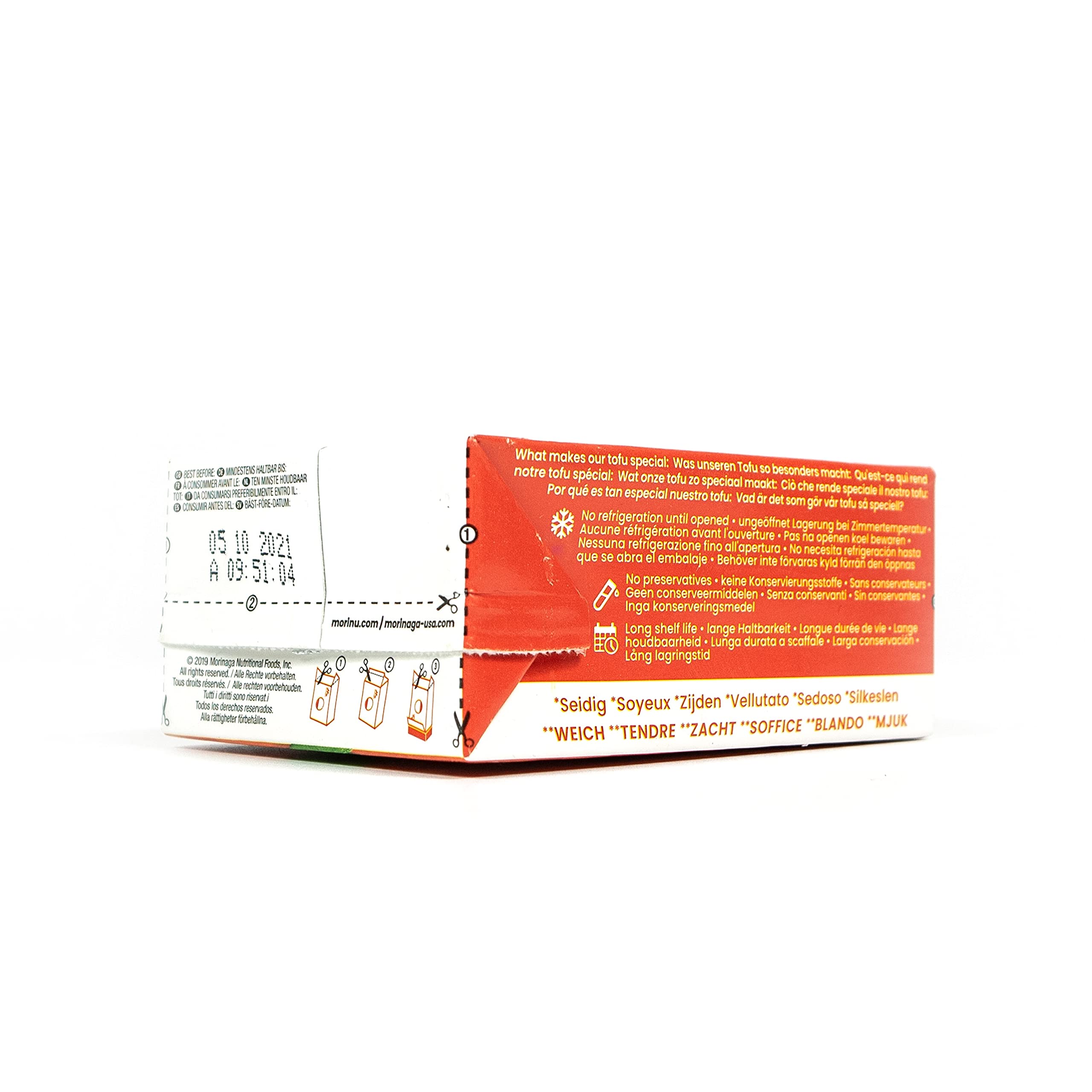Mori-Nu Silken - 10er Pack Tofu Soft/weich 340 g - Seidentofu Naturtofu hergestellt aus ausgesuchten Sojabohnen