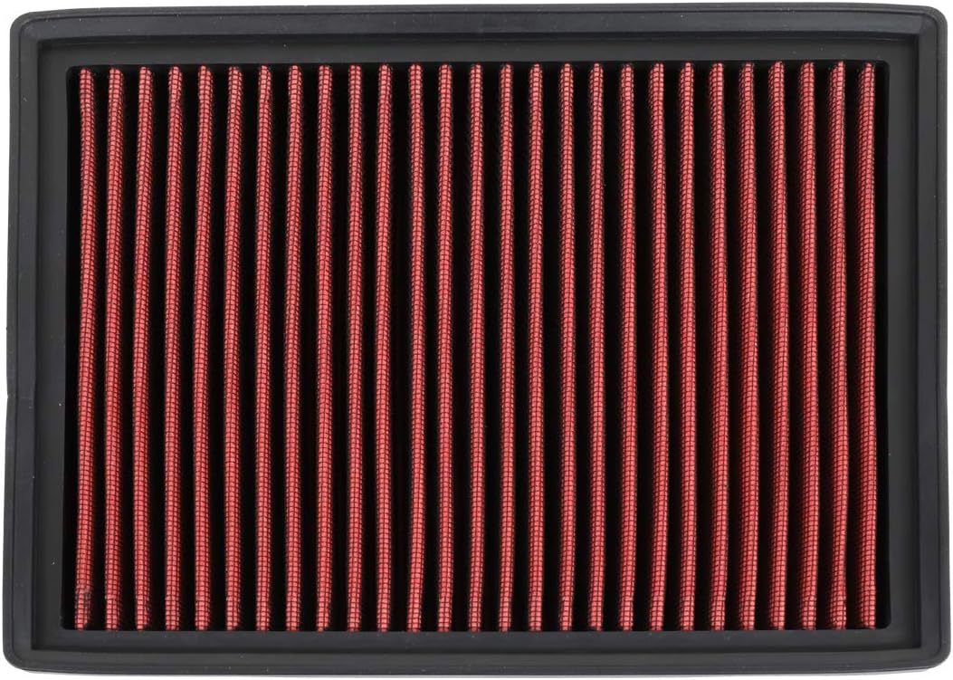 DNA Motoring AFPN-202-RD Clean Air Washable Drop In Panel Air Filter Enhance Engine Performance [Compatible with 15-20 Ford Edge / 13-19 Fusion / 17-19 Continental / 16-18 MKX / 13-19 MKZ ]