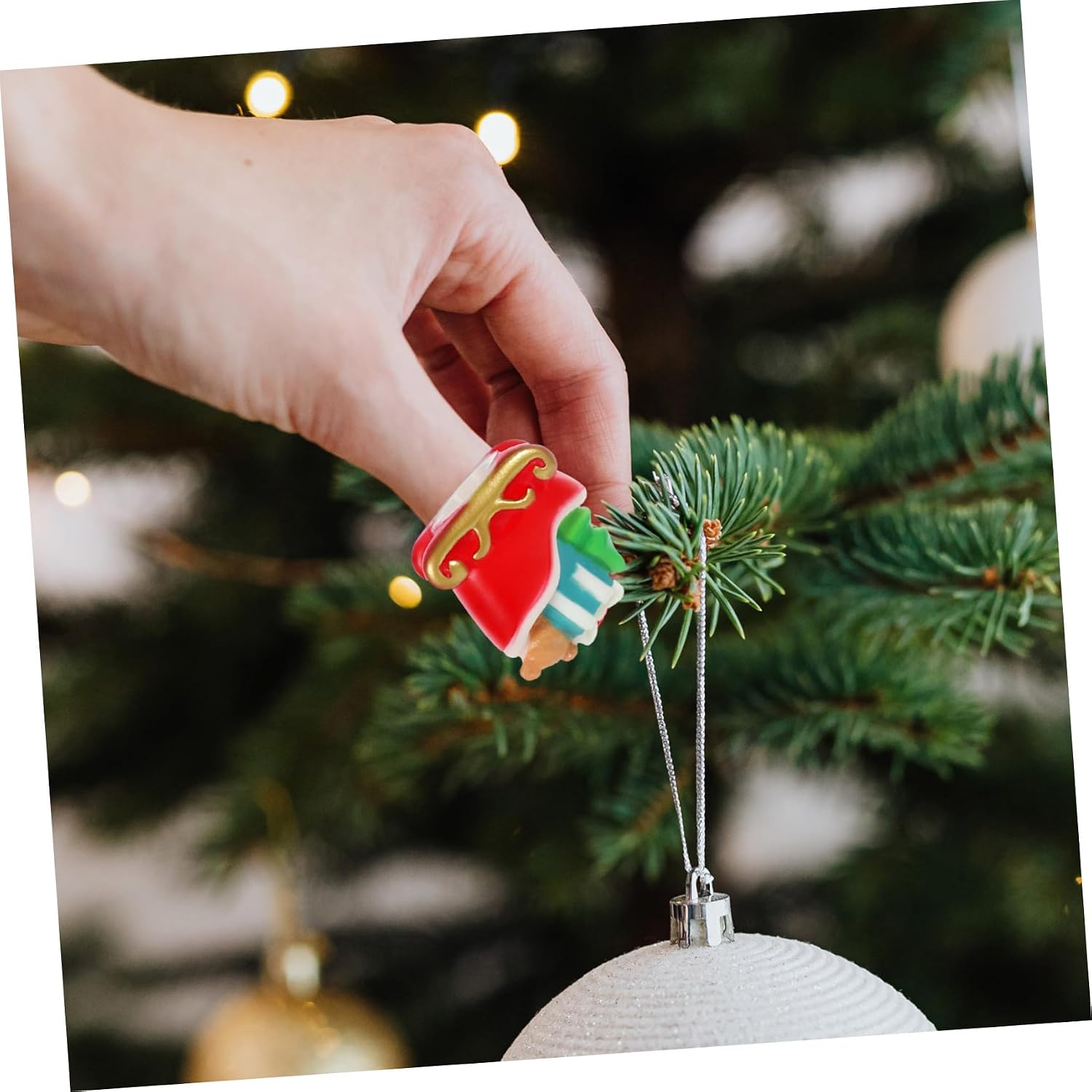 10Pcs Christmas Finger Puppets Santa Claus Snowman Hand Puppet for Interactive Play Storytelling Educational Fun