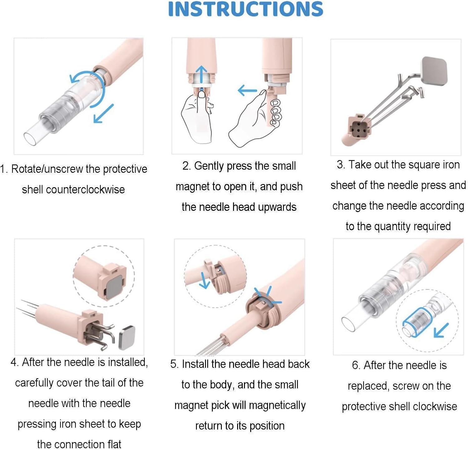 Electric Wool Felting Machine, Handheld Rechargeable Needle Tool with 5 Speed Settings for DIY Wool Painting