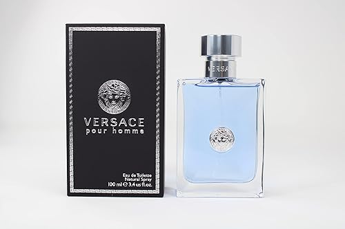 Versace Gianni Pour Homme Eau De Toilette Espray para hombre, 3.4 oz  3.4 fl oz