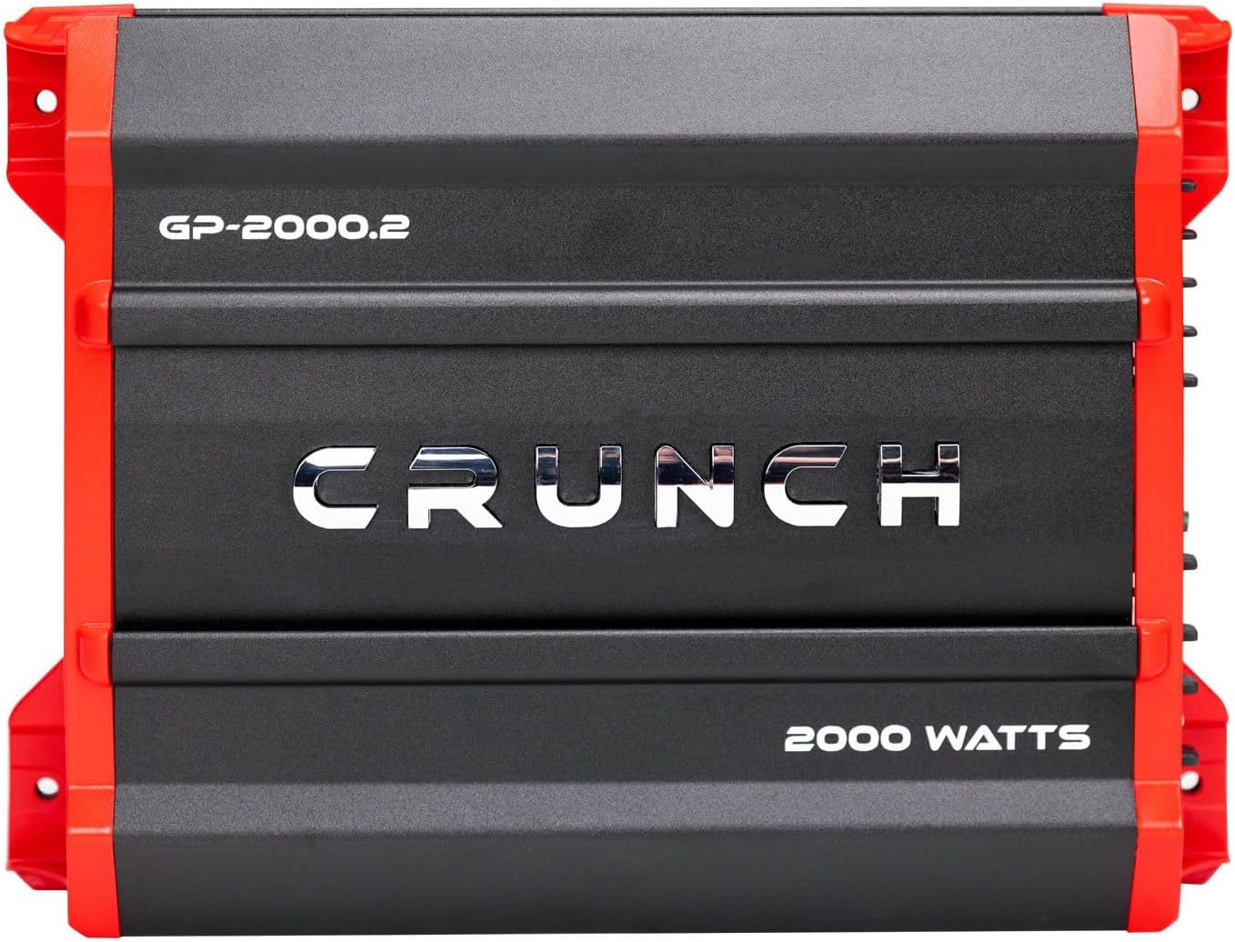 Audiosavings Bundle: Crunch GP-2000.2 Ground Pounder 2000 Watt 2-Channel Amplifier Car Stereo Amp Bundle with Rockville RWK81 8 Gauge Complete Amp Installation Wire Kit with 100% Copper RCA (2 Items)