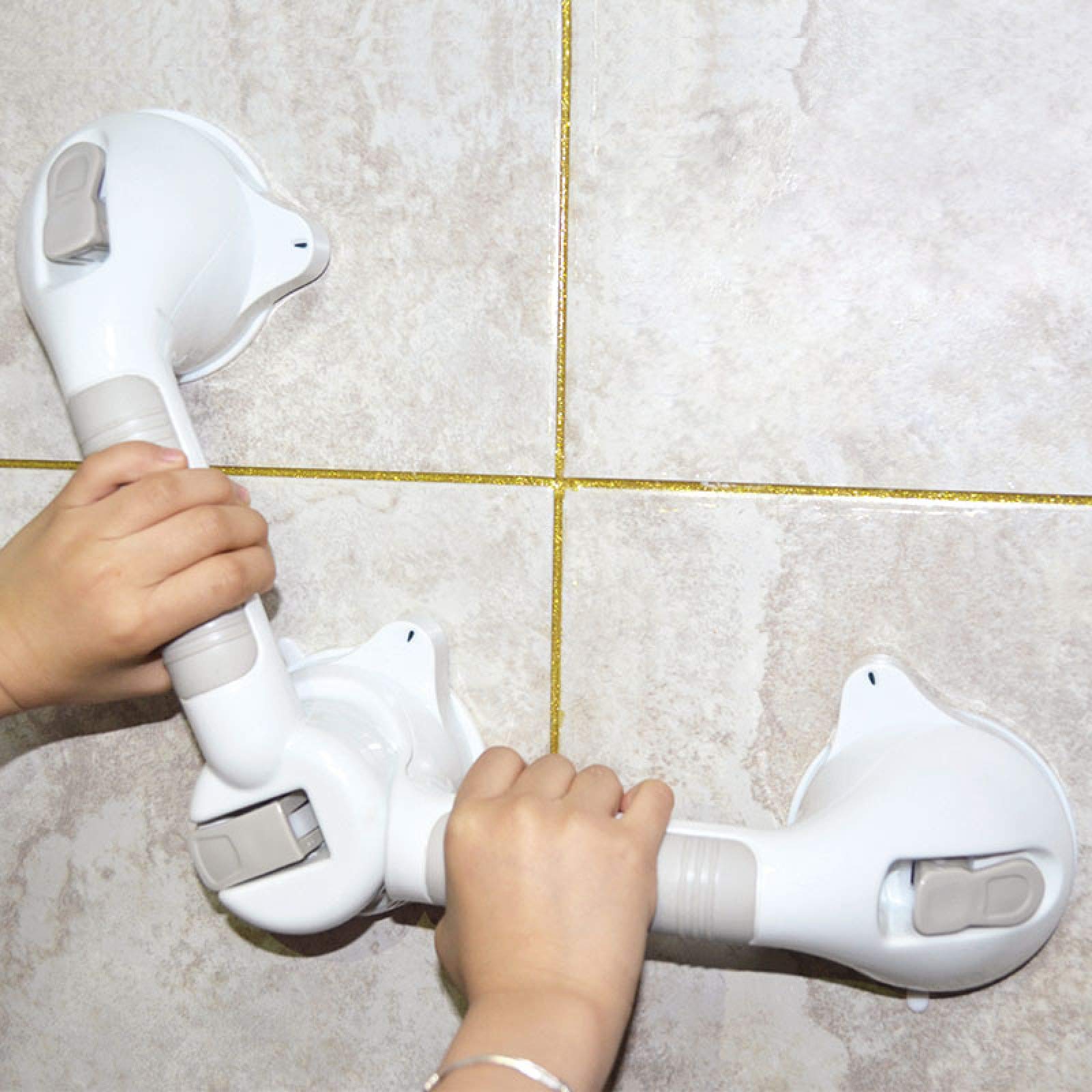 Barra Agarre para Ducha con Ventosa, Apoyabrazos del Cuarto De Baño Portátil Apoyo Asidero para Niños y Ancianos