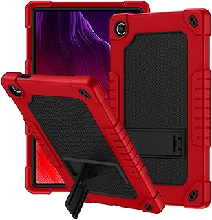 Onn 11 Tablet Pro Case SOATUTO Heavy Duty Protective Cover with Kickstand Built in Shoulder Strap Kids Friendly Shell Case Fit for Walmart Onn Tablet Pro 11 inch (2023 Model: 100110027) (Red+Black)