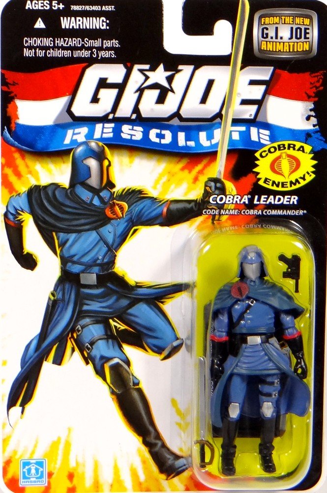 G.I. Joe Cobra Leader Cobra Commander Resolute Code Name Collection 2008 – Actionfigure 2007 von Hasbro