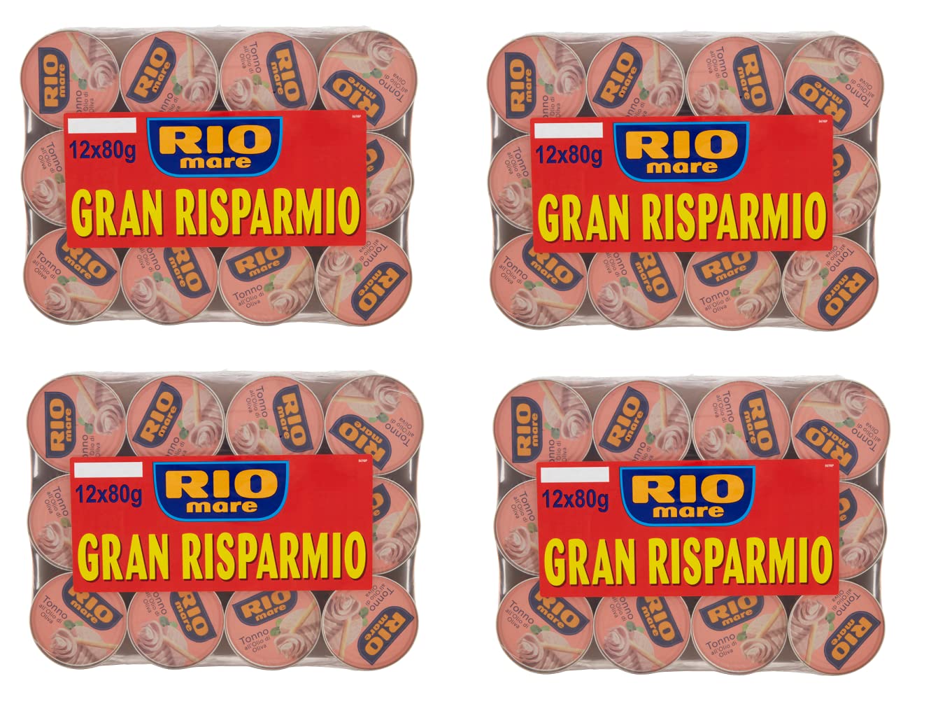 48x Rio Mare Tonno all'Olio di Oliva Thunfisch in Olivenöl 80g