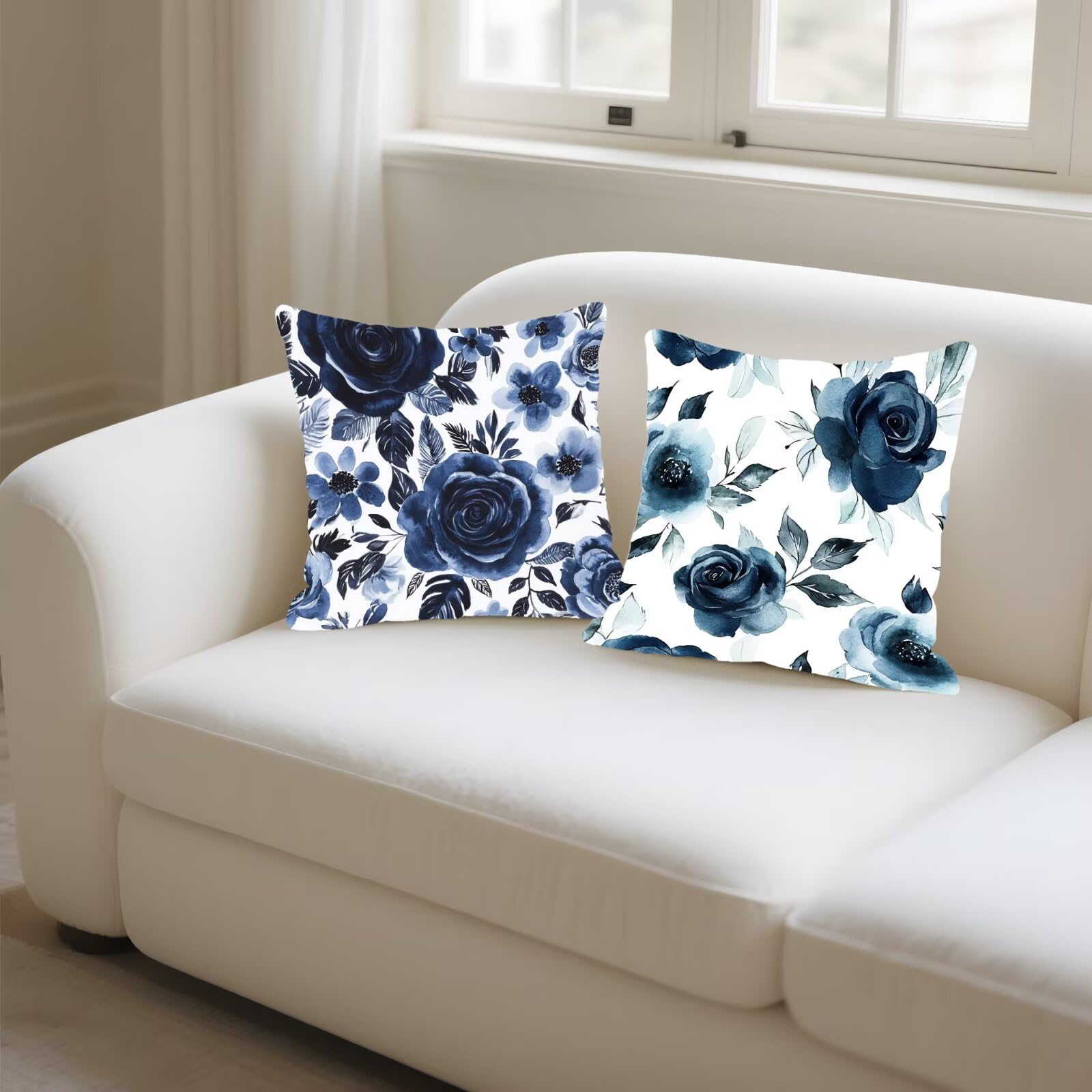 Cojines Sofa Fundas Cojines 50x50cm SúPer Suave Cojin En blanco y negro Rosa Juego de 4, Fundas Almohada Impermeable Exterior, Interior Y Exterior Cojin Decorativos, Para SalóN Regalos NavideñOs P-213