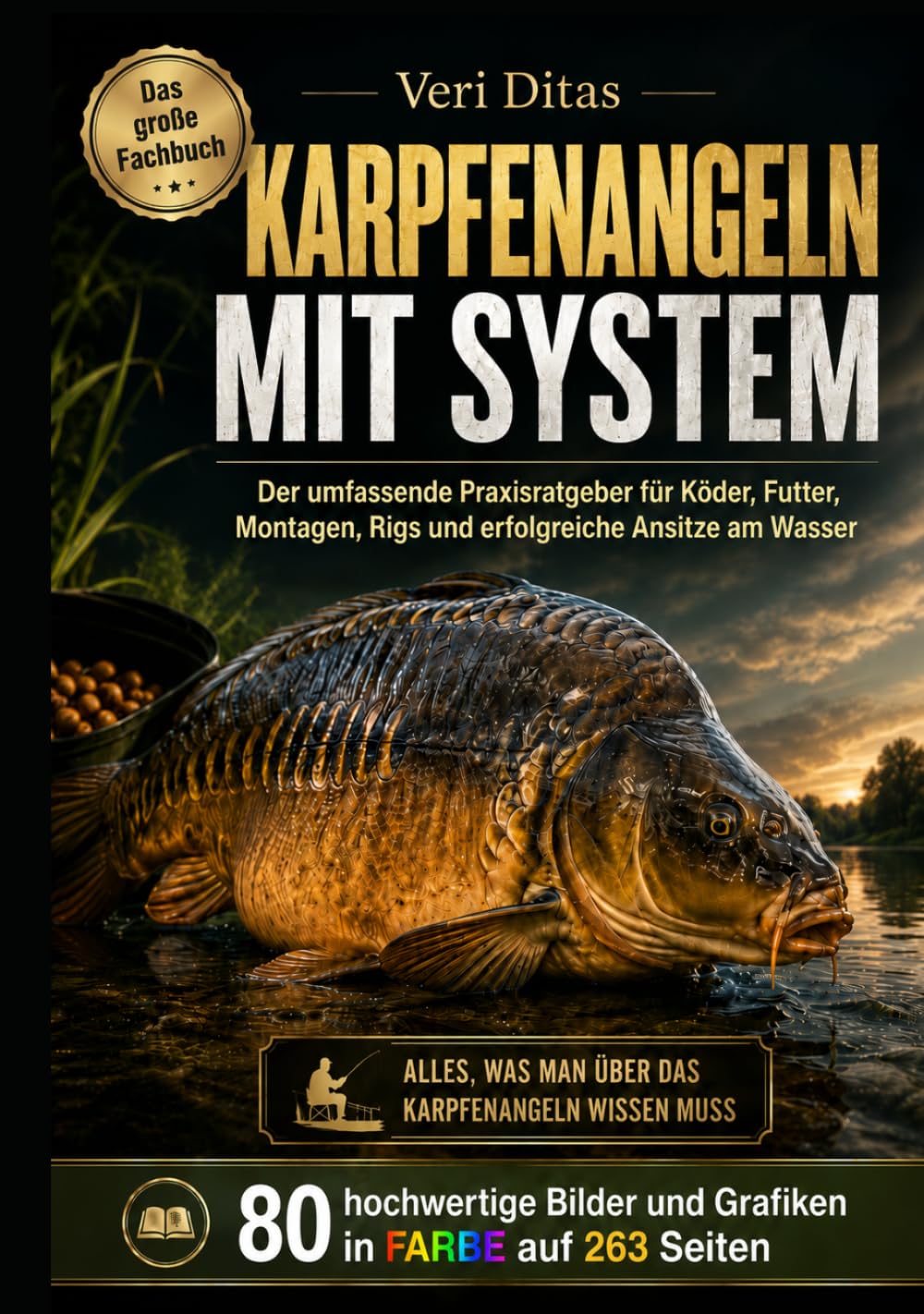 KARPFENANGELN MIT SYSTEM: Der umfassende Praxisratgeber für Köder, Futter, Rigs, Montagen, Gewässerlesen und erfolgreiches Karpfenangeln