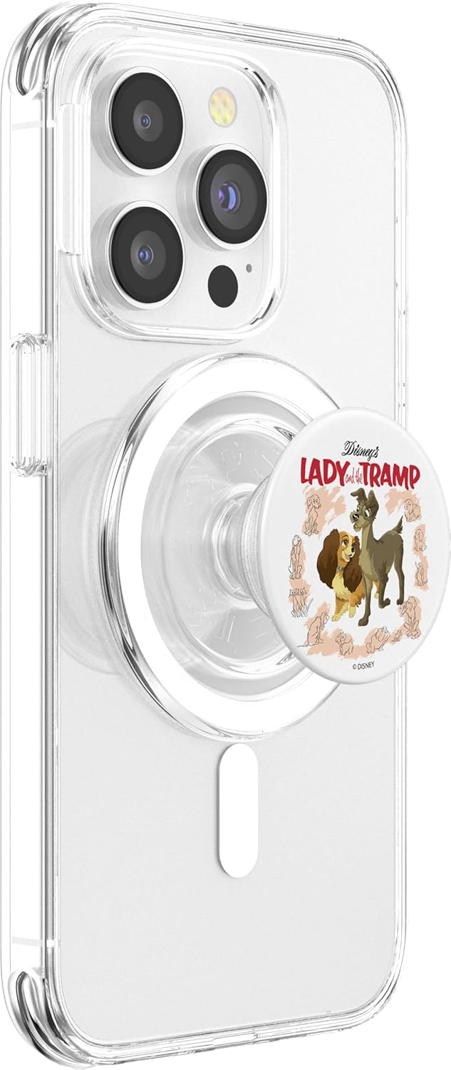 Disney Lady and the Tramp Vintage Cover PopSockets MagSafe PopGrip for iPhone