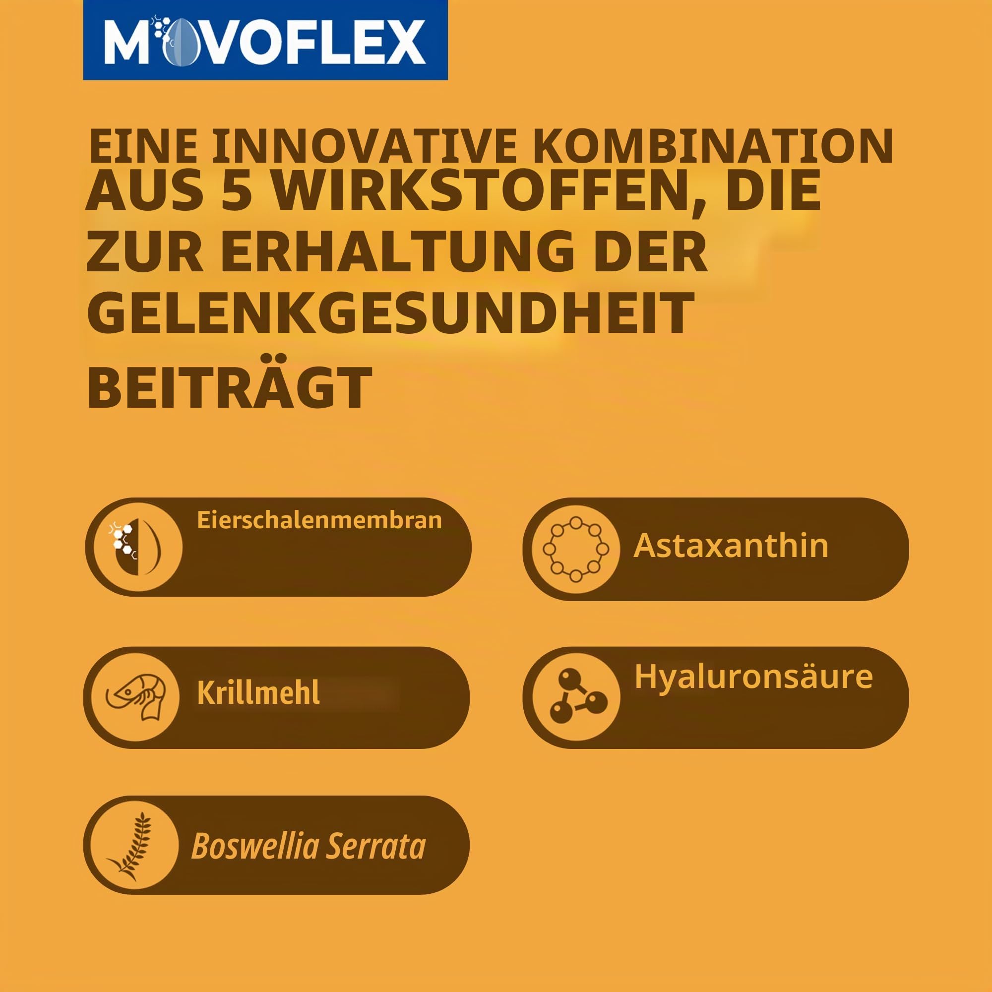 Movoflex Soft Chews | 30 Stück | für Hunde unter 15 kg | Ergänzungsfuttermittel für Gelenkgesundheit | Zur Erhaltung der Gelenkstrukturen | Mit Hyaluronsäure