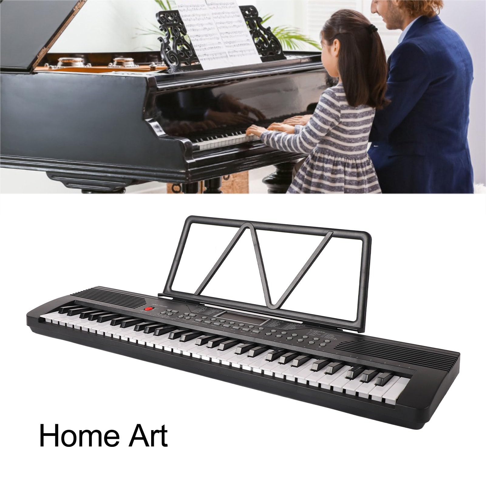 61キー電子キーボード ACアダプター付き Amazon.co.jp: 61キー プロフェッショナルな電子ピアノキーボード