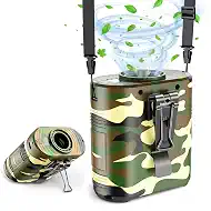 Portable Waist Fan,10000mAh Rechargeable Belt Clip Fan,5 Speeds,16000RPM Motor,Up to 30H Runtime,Wearable Fan for Outdoor Work Construction,Camping, Hiking