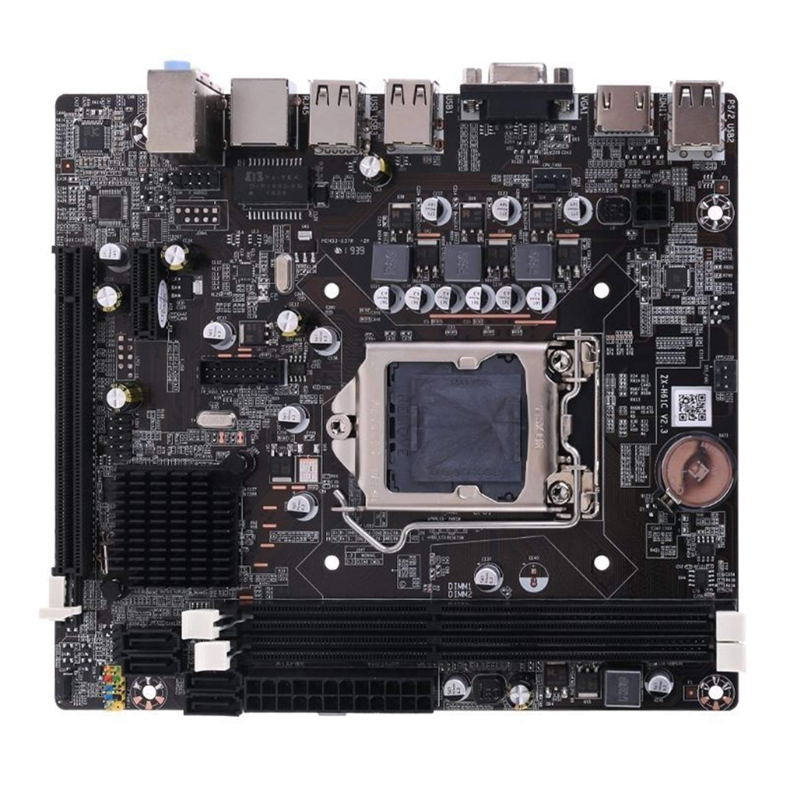 CARCC Replacement Dock Connector P8H61-M LX3 Plus R2.0 Mainboard H61 Socket LGA 1155 I3 I5 I7 DDR3 1