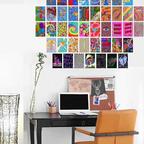 Miniatura 5 de Jack Meets Kate Hippie Trippy Indie Preppy - Kit de collage de pared  Pósteres rosas para estética de habitación, 50 piezas (4 x 6 pulgadas)
