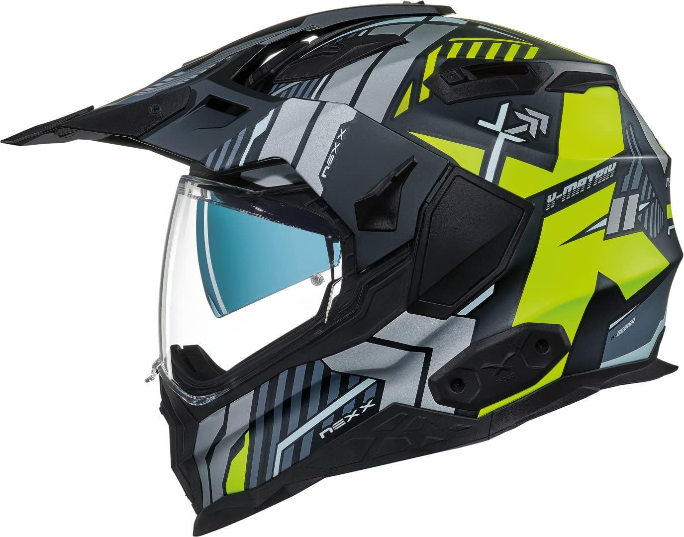 NEXX X.WED 2 Wild Country Black Yellow Motorcycle Helmet