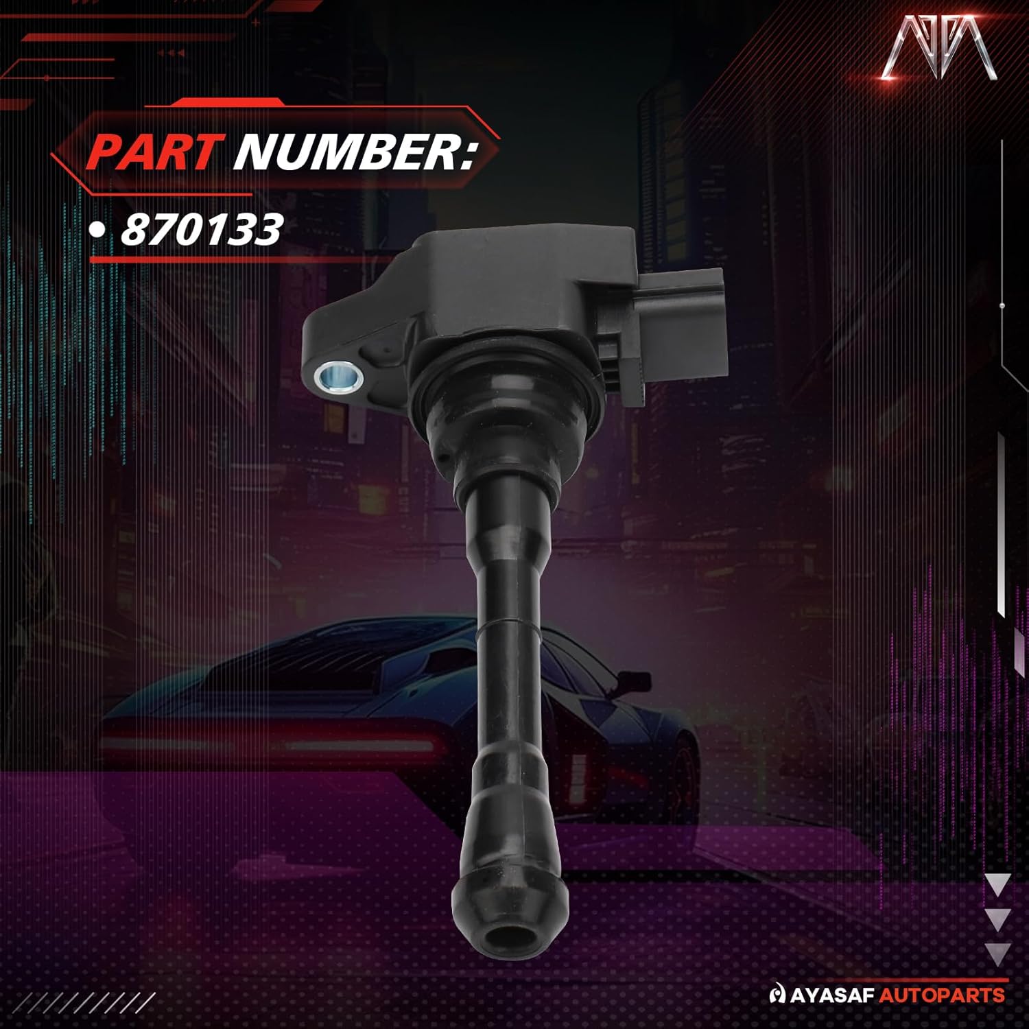 MAYASAF UF659 [4 Pack, L4] Ignition Coils for Nissan 2011-2017 Juke, 2019 Rogue, 2017-2019 Rogue Sport, 2019 Sentra