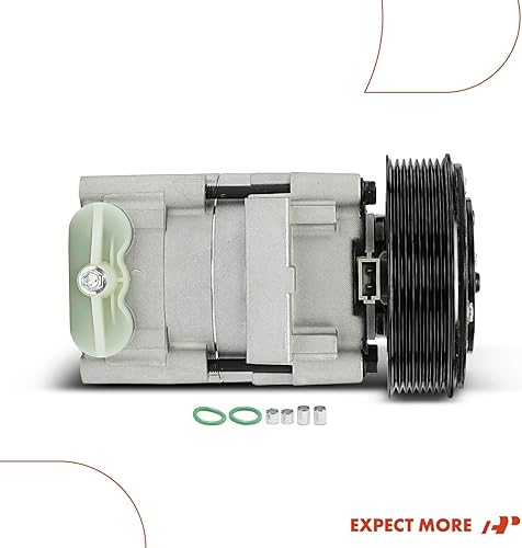 Miniatura 9 de A-Premium Compresor de CA con polea de 8 ranuras compatible con vehículos Ford y Lincoln - 4.6L, 5.4L, 6.0L, 6.8L - Excursion 2003-2005, F-150