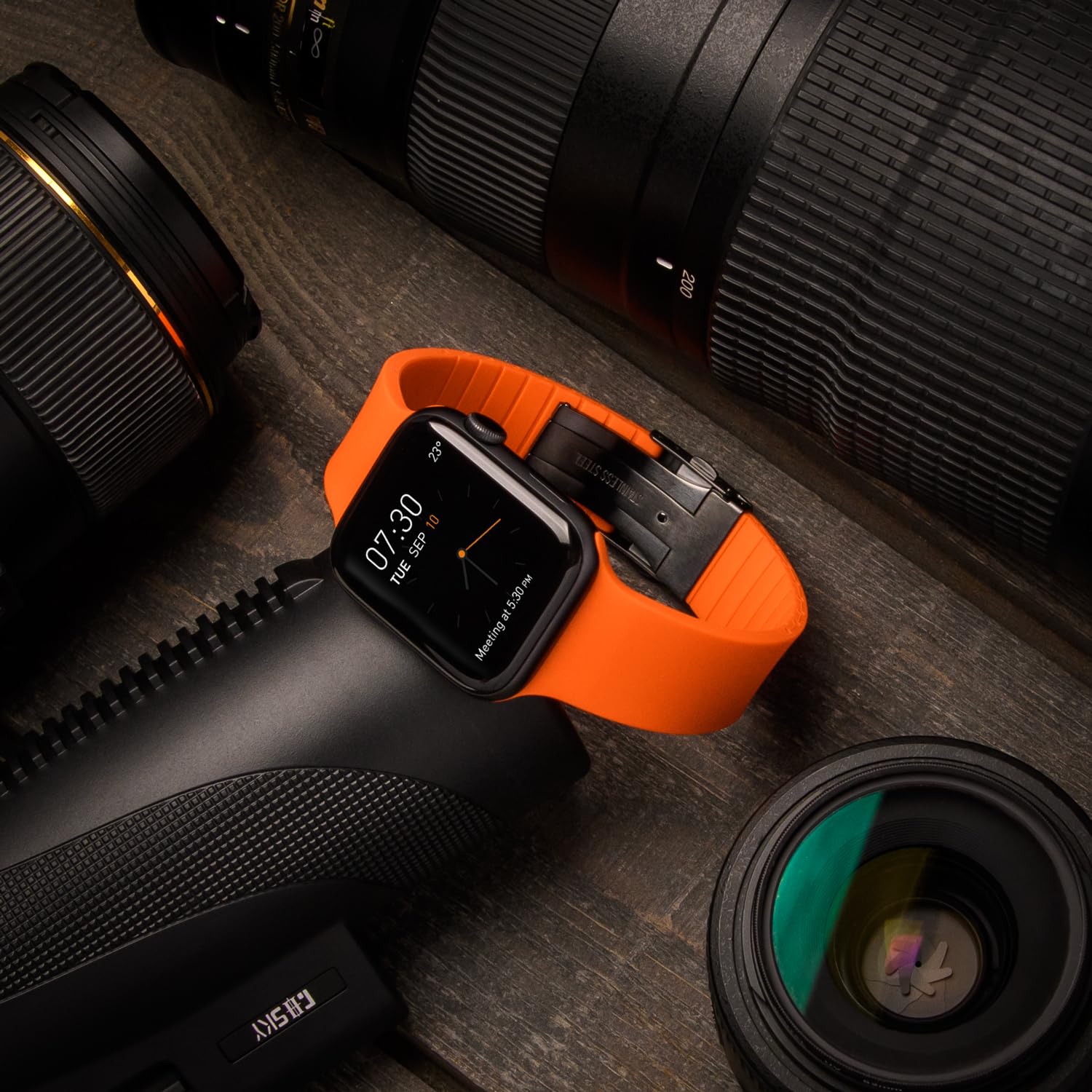 Archer Watch Straps - Bracelets en Silicone Ajustables Sur Mesure pour Apple Watch