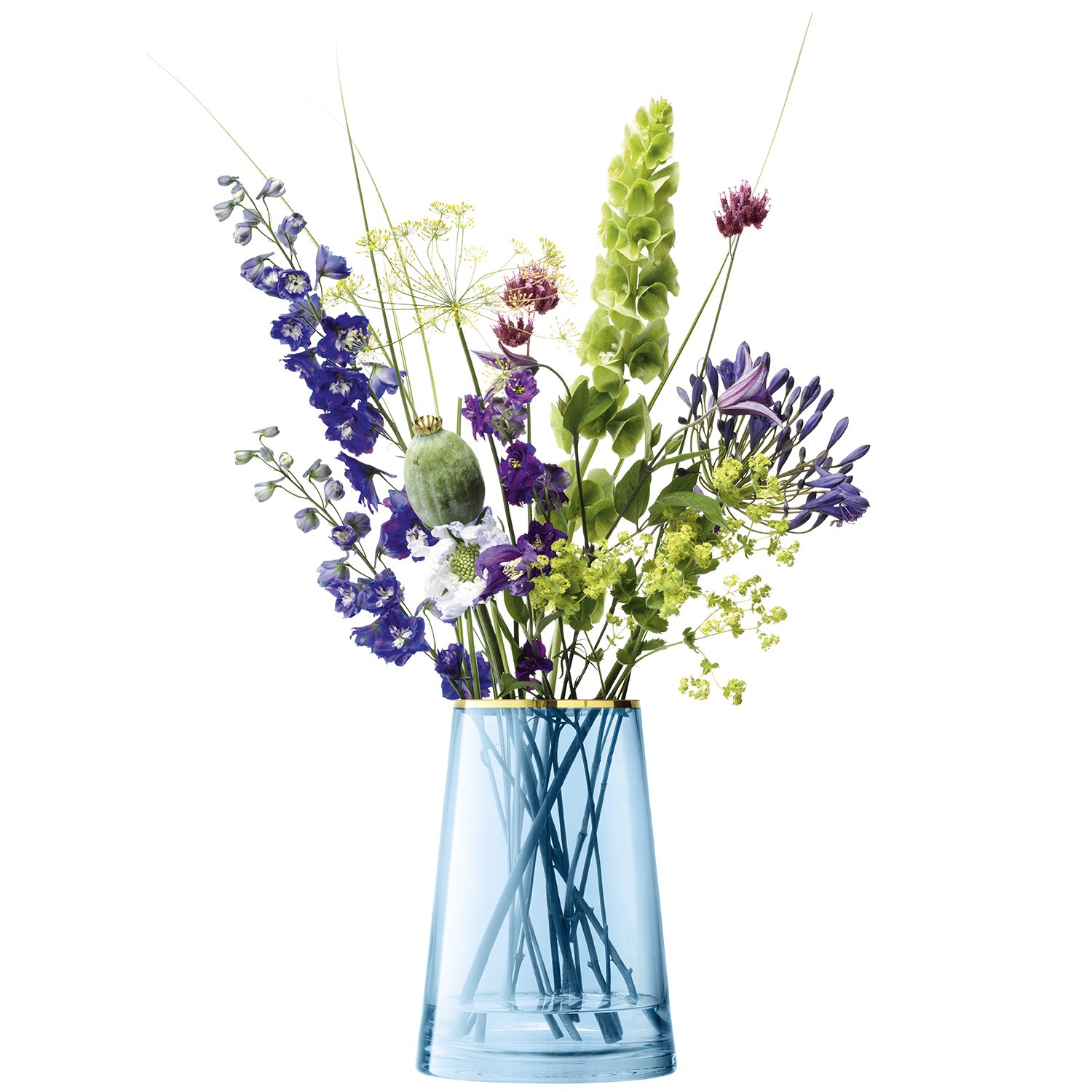 LSA エルエスエー フラワーベース ガラス 花器 花瓶 ブルー コバルトブルー Amazon.co.jp: LSA(エルエスエー) フラワーベース(花器) ブルー